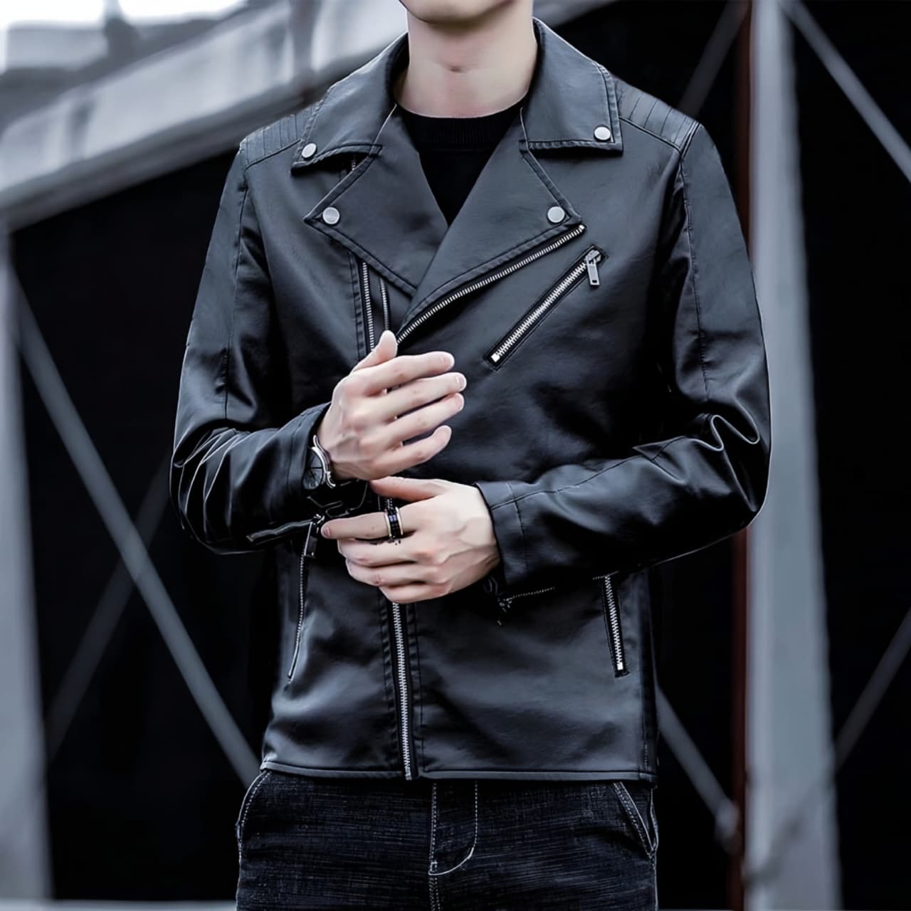 جاكت جلد هارلي